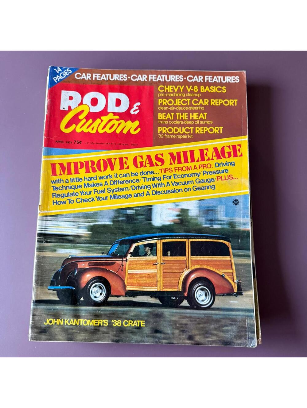 Vintage Hot Rodder Chevy Auto Magazine Custom Rodder B2